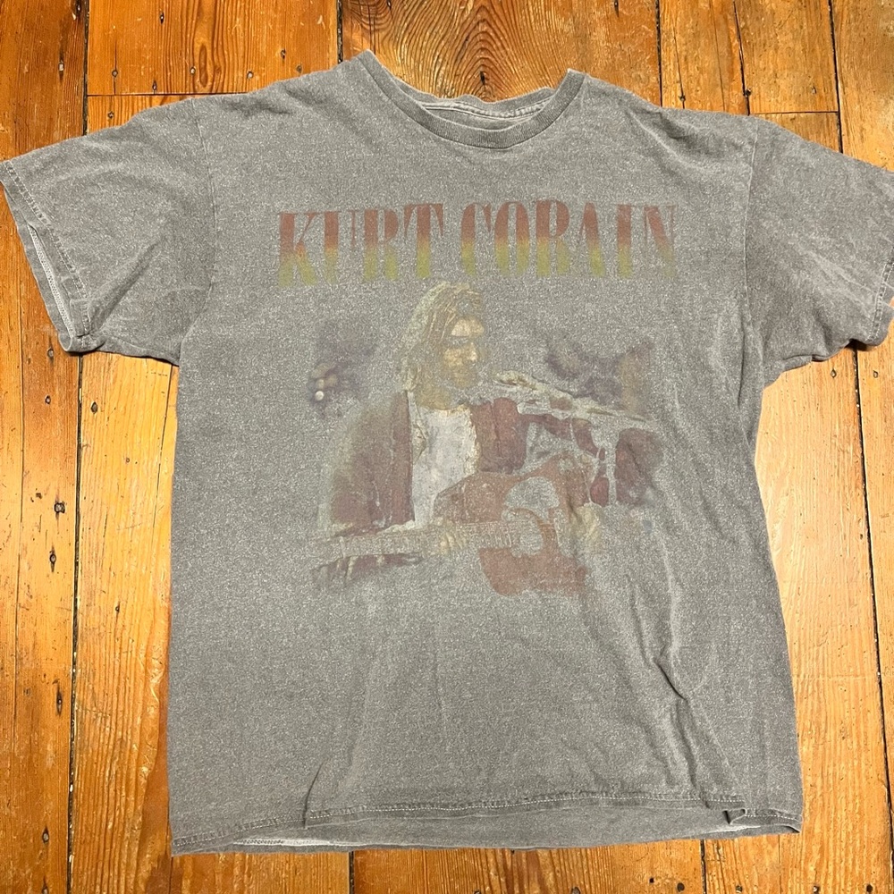 Kurt Cobain 90's Grunge Mens Graphic Tshirt